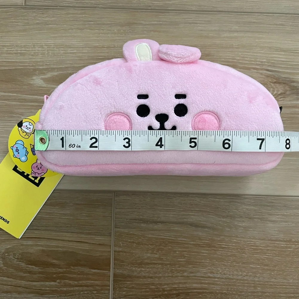 BTS BT21 Line Friends Baby Cooky Plush Zippered Pencil Bag - Picture 4 of 5